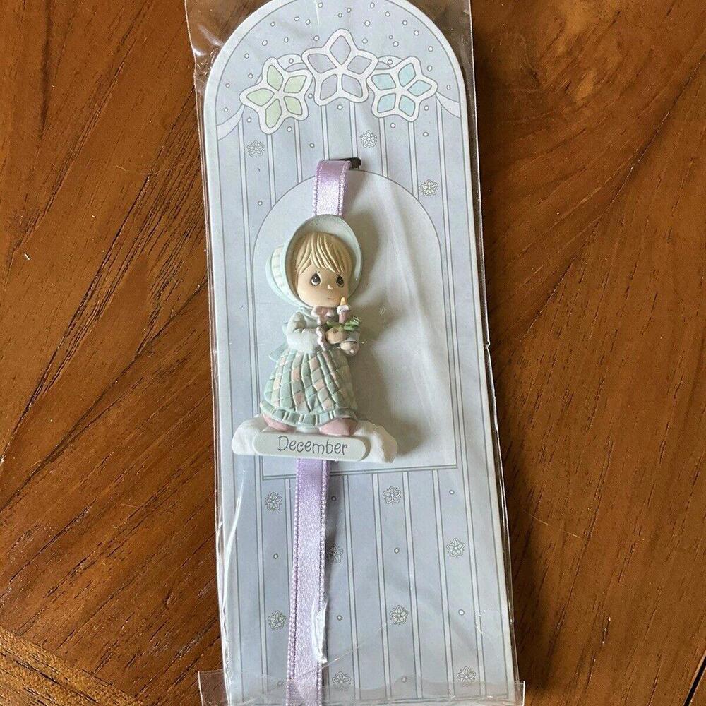 Vintage Precious Moments December Birthday Bookmark
